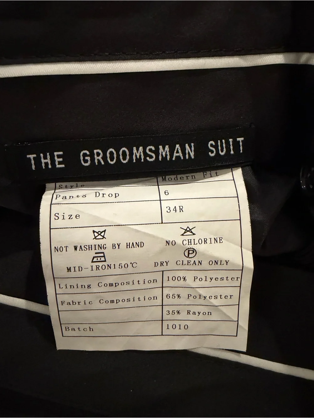 Classic Black Men's Two-Piece Suit